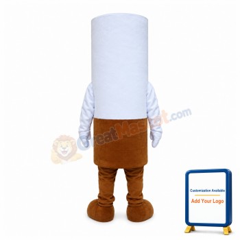 Adult Cartoon Cigarette Mascot Costume