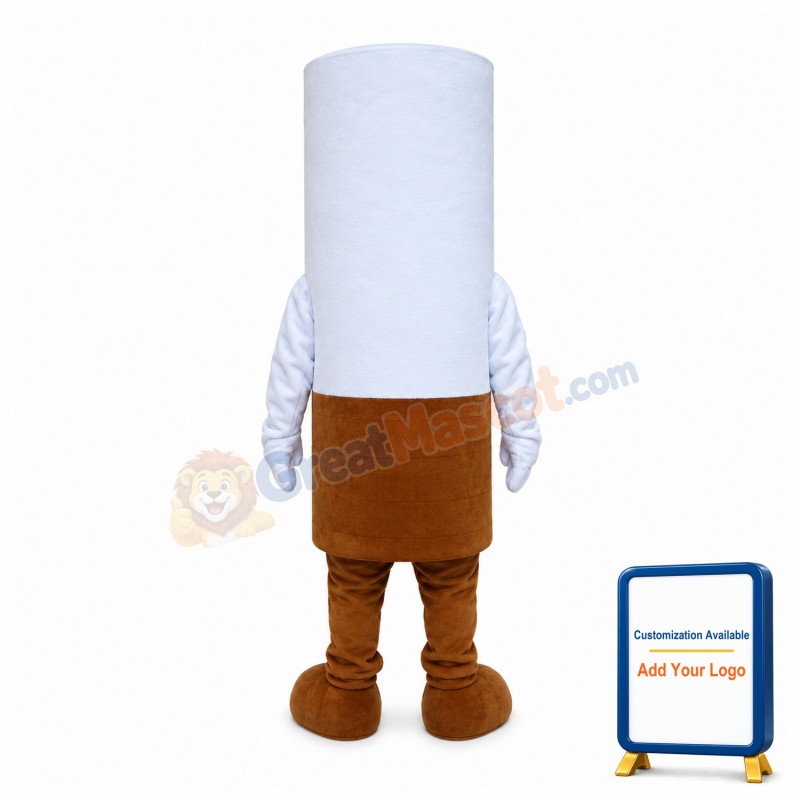 Adult Cartoon Cigarette Mascot Costume