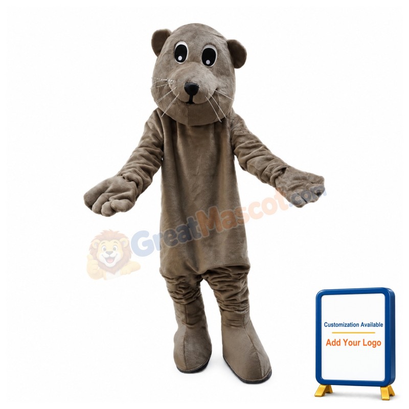 Simple Version Of Beaver Mascot Costume