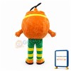 Cartoon Orange Peel Mascot Costume