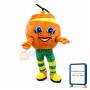 Cartoon Orange Peel Mascot Costume