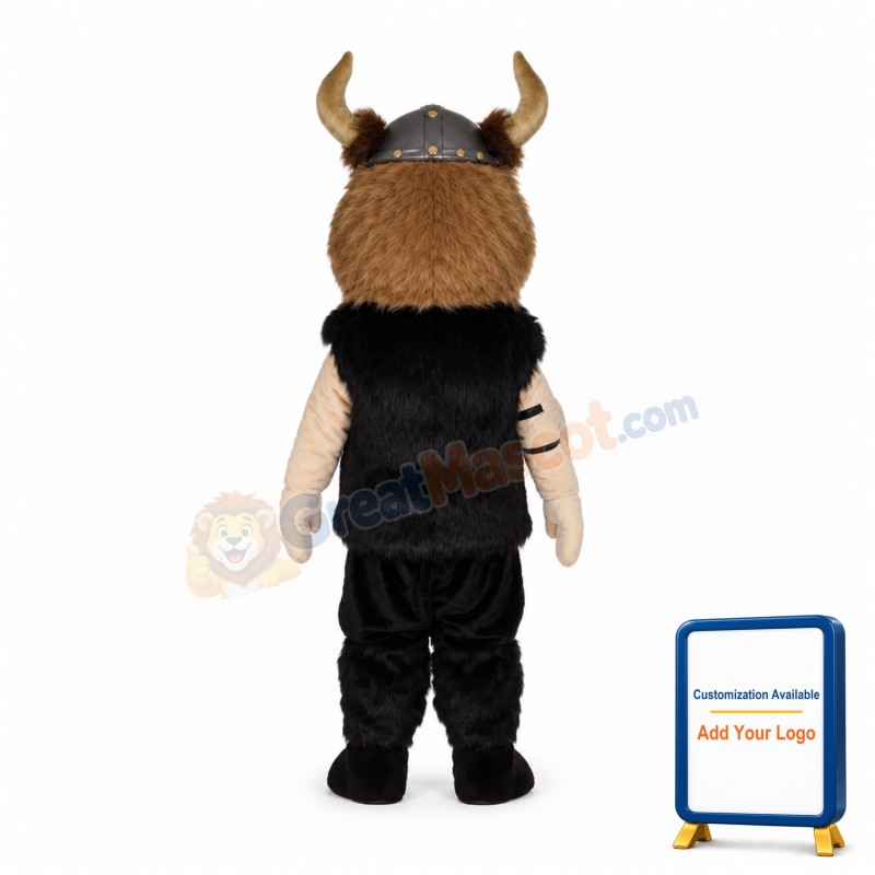 Fierce Viking Man Mascot Costume