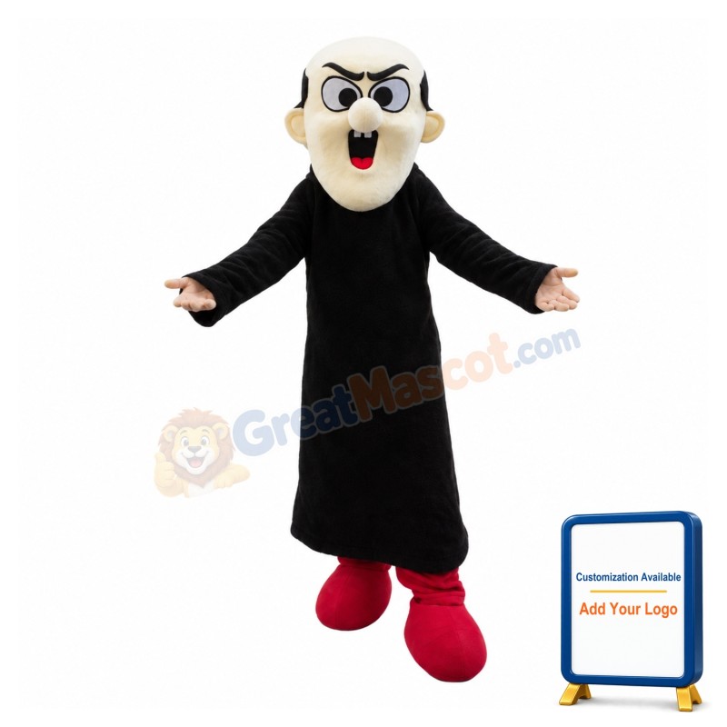 Evil Wizard Gargamel Mascot Costume