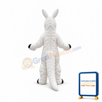 Royal White Sheep Mascot Costume