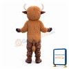 European Bison Bull Mascot Costume