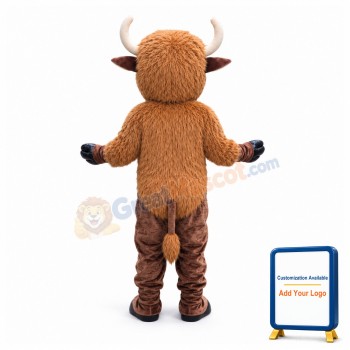 European Bison Bull Mascot Costume