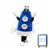 Adult Cartoon Blue Rocket Mascot Costume