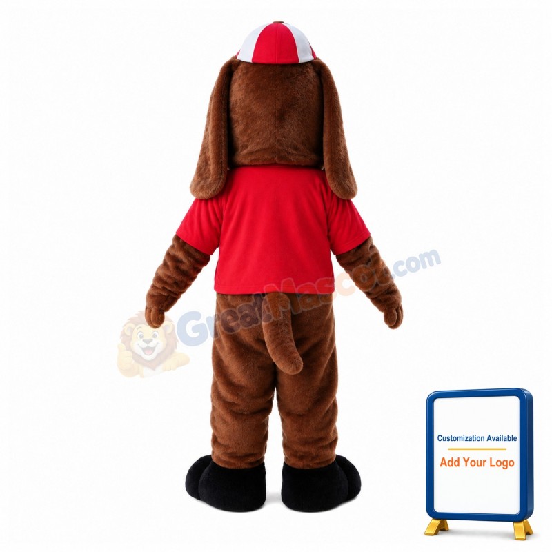 Field Beagle Dog School Mascot Costume