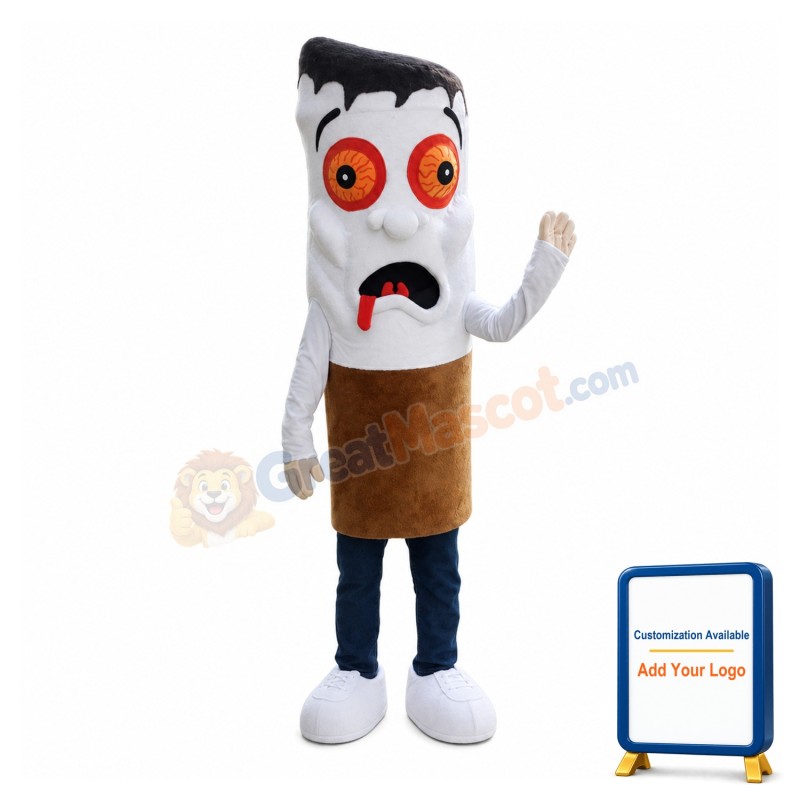Sick Cartoon Cigarette Mascot Costume 