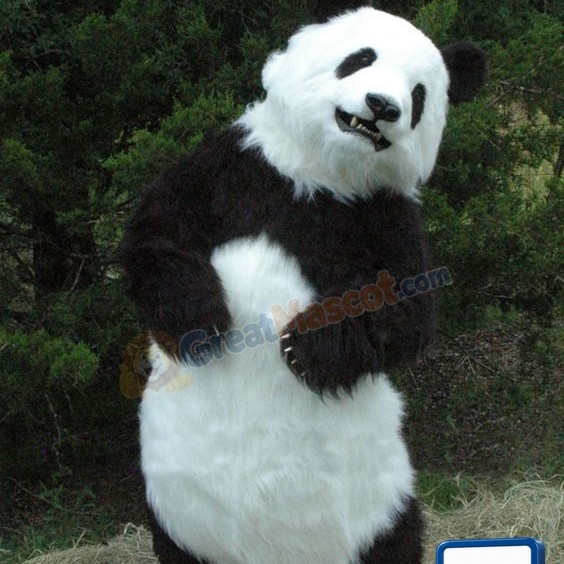 Deluxe Realistic Panda Mascot Costume