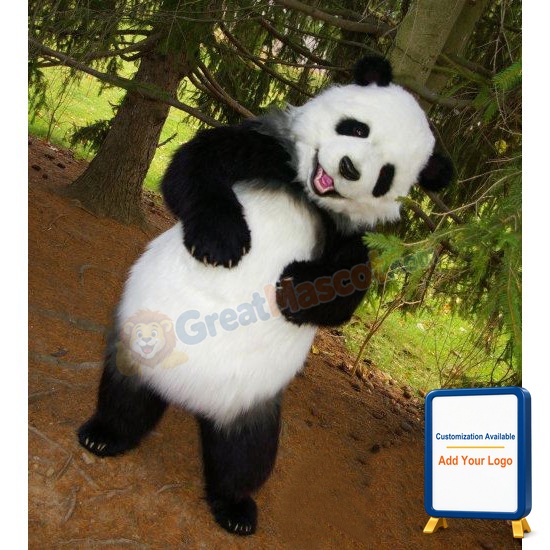 Realistic Lightweight Panda Mascot Costume