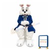 Easter Blue Wendell Rabbit Mascot Costume