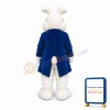 Easter Blue Wendell Rabbit Mascot Costume