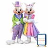Mr. Or Mrs. Easter Bunny Mascot Costume
