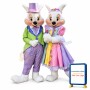 Mr. Or Mrs. Easter Bunny Mascot Costume