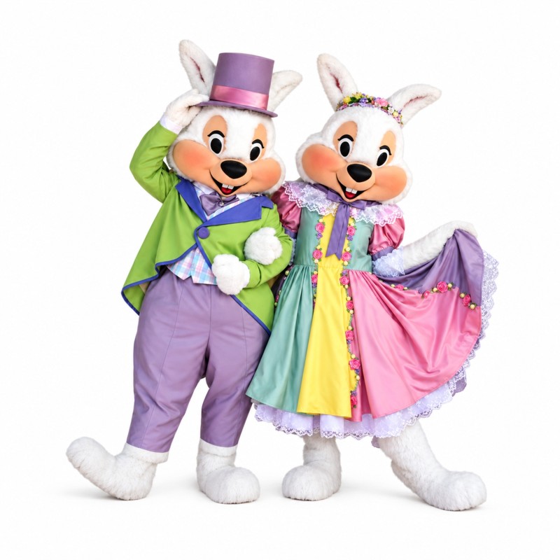 Mr. Or Mrs. Easter Bunny Mascot Costume