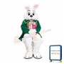 Easter Green Wendell Rabbit Mascot Costume