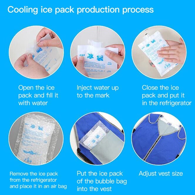 Ice Pack Cooling Vest