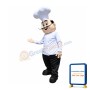 Happy Lightweight Chef Mascot Costume