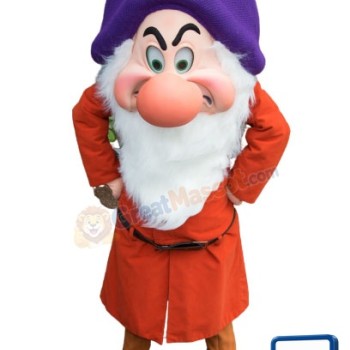 Grumpy Dwarf Mascot Costume