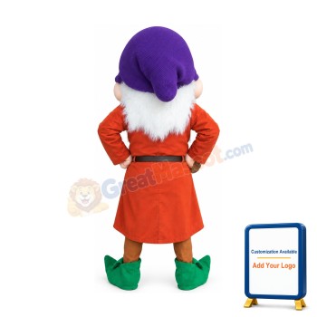 Grumpy Dwarf Mascot Costume