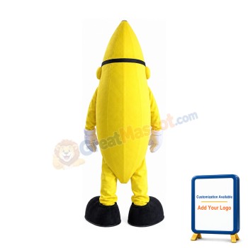 Smiling Banana Mascot Costume