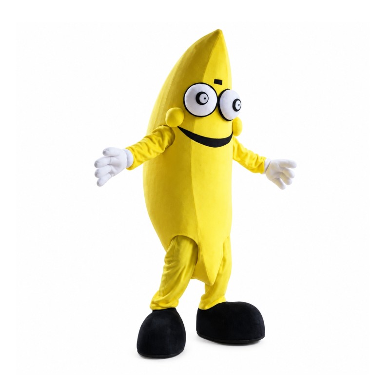Smiling Banana Mascot Costume