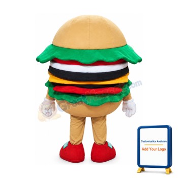 Hamburger Mascot Costume