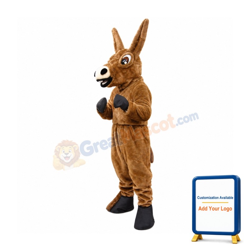 Big Ears Donkey Mascot Costume