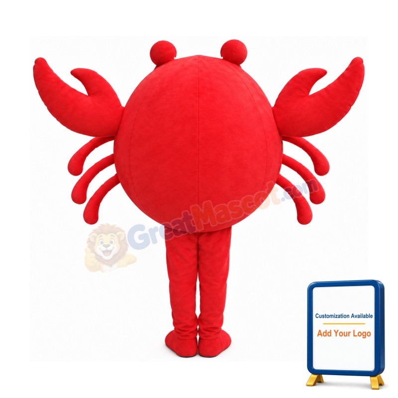 Red Crab Mascot Costume