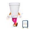 Cuppy Cup Mascot Costume