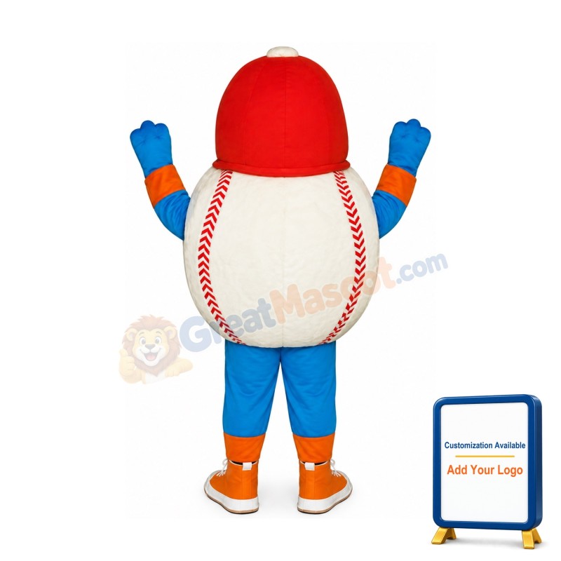 Cute Baseball Mascot Costume