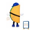 Happy Lightweight Taco Mascot Costume