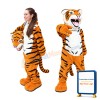 Realistic Tiger Mascot Costume