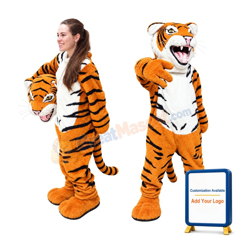 Realistic Tiger Mascot Costume