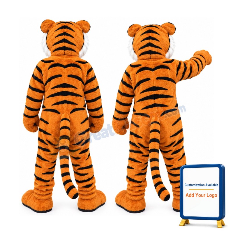Realistic Tiger Mascot Costume