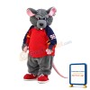 Sport Rat Mascot Costume