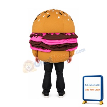 Delicious Hamburger Mascot Costume
