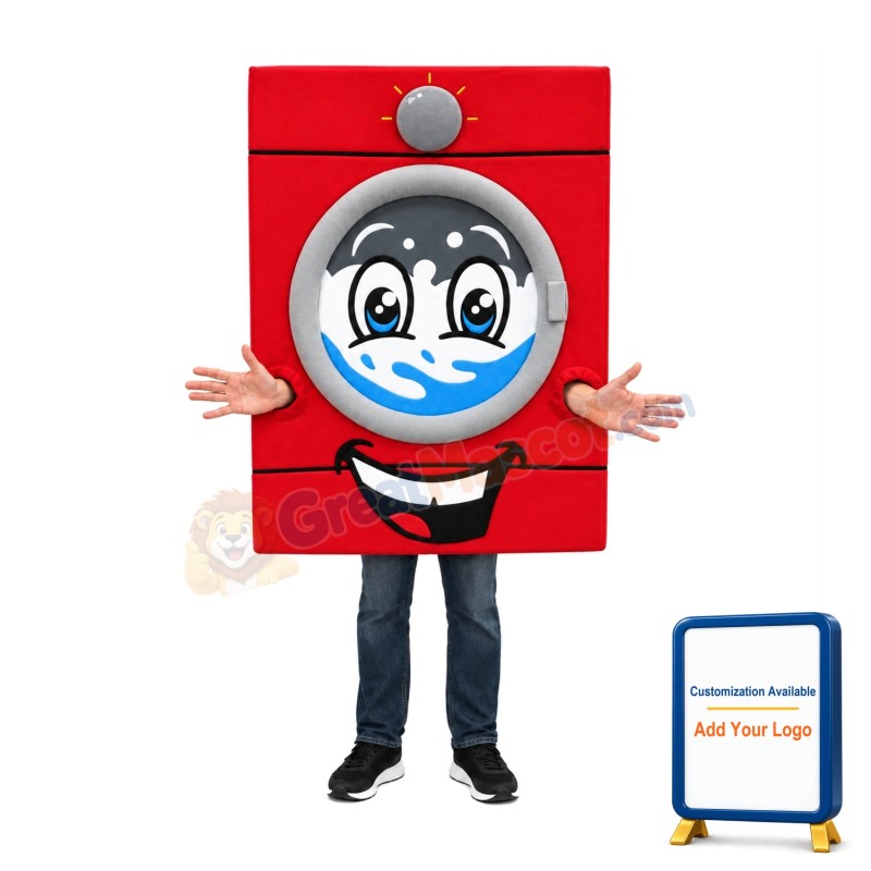 Washing Machine Mascot Costume