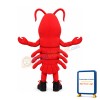 Happy Lightweight Crawfish Mascot Costume