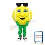 Happy Tennis Ball Mascot Costume