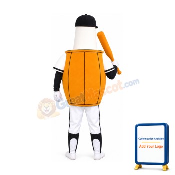 Sport Barrel Man Mascot Costume