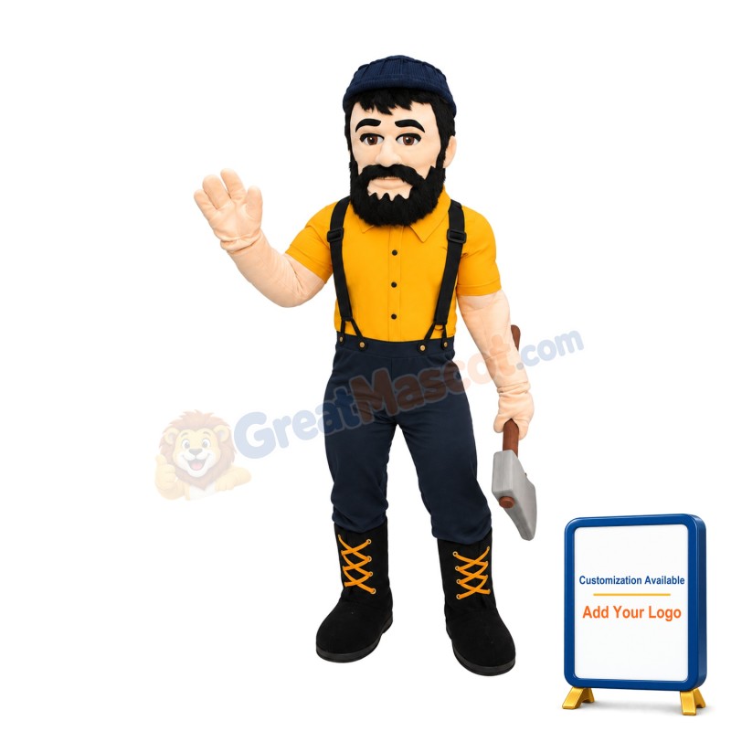 Lumberjack Mascot Costume