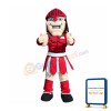 Red Spartan Knight Mascot Costume