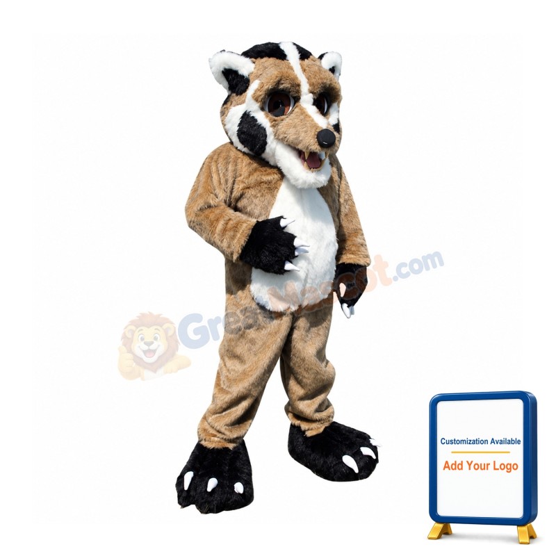 Adult Wolf Mascot Costume