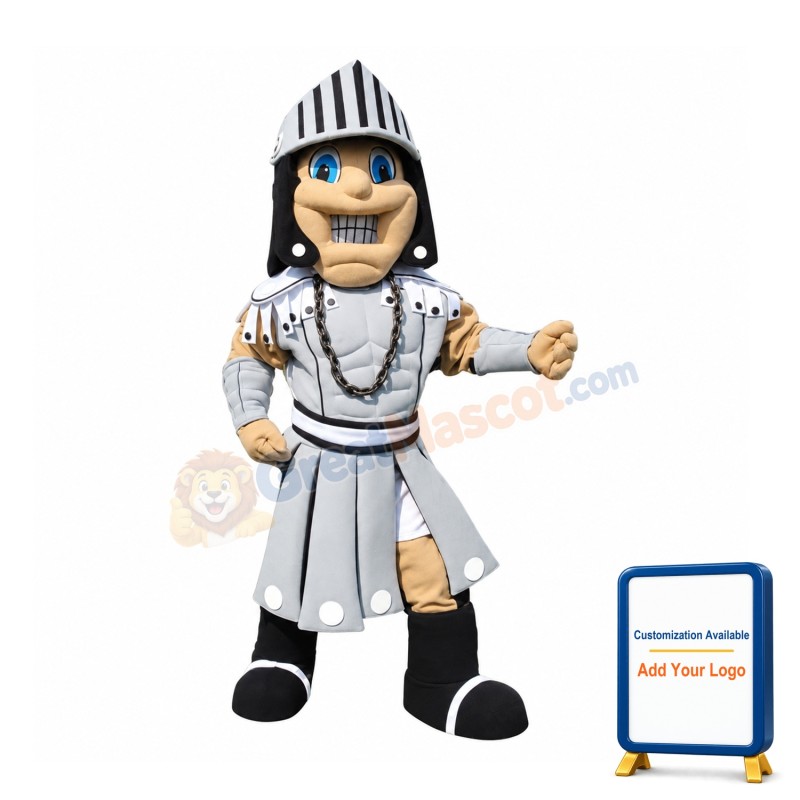 Sport Spartan Trojan Knight Mascot Costume