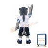 College Sport Shark Mascot Costume