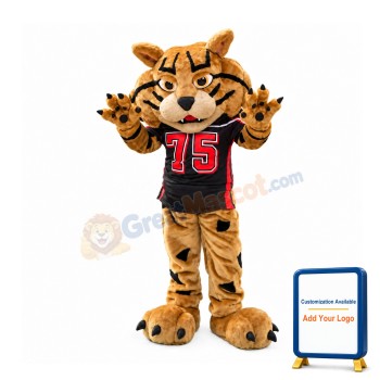 Friendly College Wildcat Mascot Costume