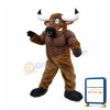 Power Muscular Buffalo Mascot Costume