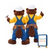 Worker Beaver Mascot Costume